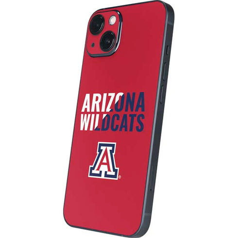 University of Arizona Wildcats Logo Split Red iPhone 14 Plus Skin